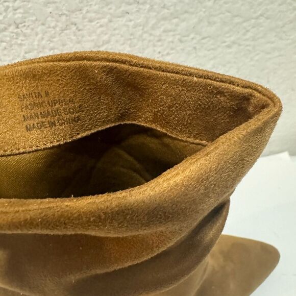 Bebe Savita Tan Dressy Block Heel Boot Shoes - Picture 6 of 12